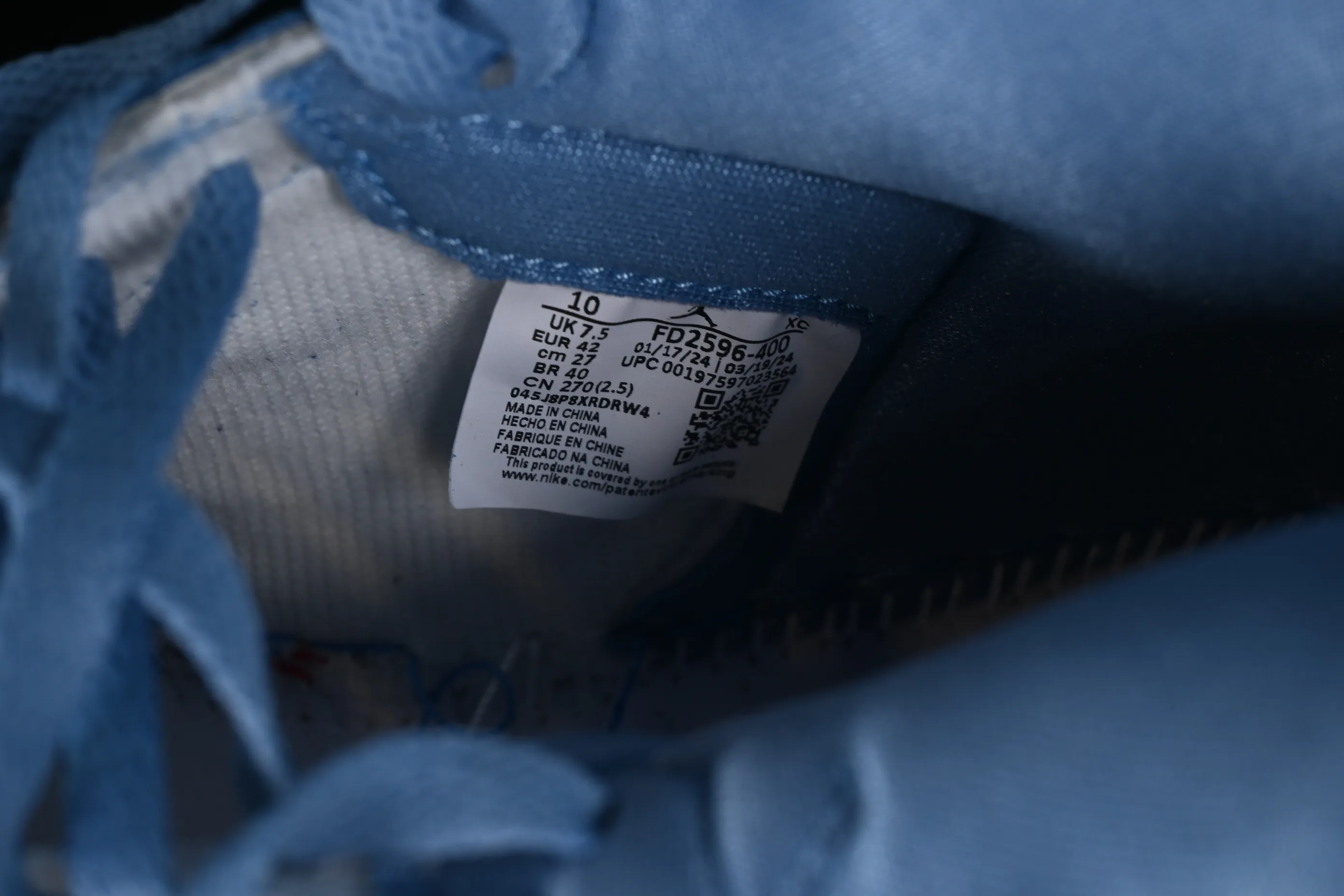 All categories Air Jordan Jordan series basketball shoes Air Jordan 1 High Air Jordan 1 High OG "First in Flight" AJ1 Joe 1 Obsidian 2.0 high-top basketball shoes FD2596-400